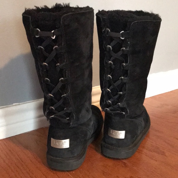 UGG Shoes - Black suede high Kristabelle UGG boots-7